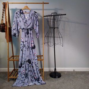 Dress L Y2K Peasant Goth Party Resort Cocktail Event Wedding Baby Shower Vintage